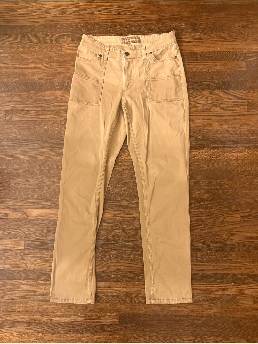Bit & Bridle tan womens lightweight jeans 6 Excellent
